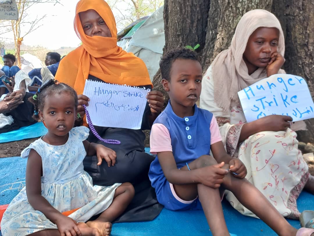 إضراب لاجئين سودانيين في إثيوبيا عن الطعام