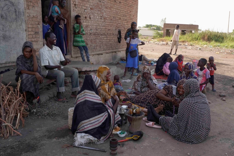 نازحون سودانيون جراء الحرب