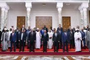 استقبال الرئيس السيسي للوفد السوداني المشارك في مؤتمر القاهرة