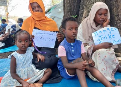 إضراب لاجئين سودانيين في إثيوبيا عن الطعام
