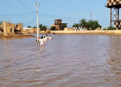 الفيضانات في طوكر