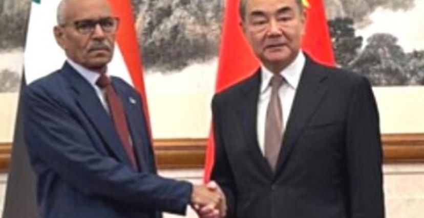 وزير الخارجية السوداني ونظيره الصيني