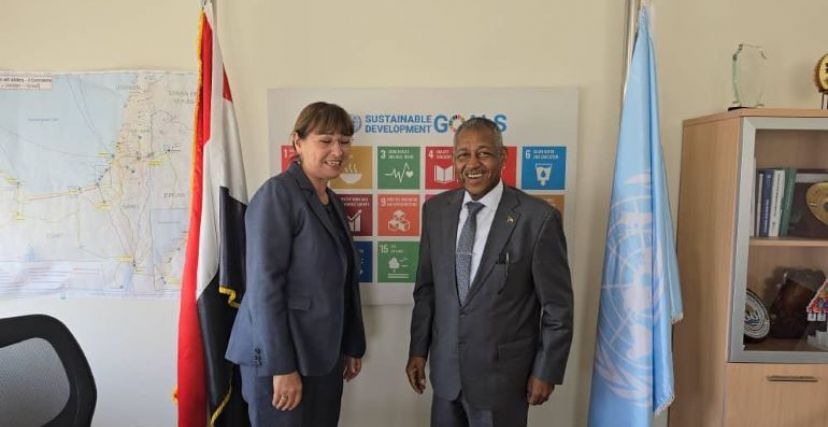 سفير السودان بمصر يجتمع بمنسقة الأمم المتحدة 